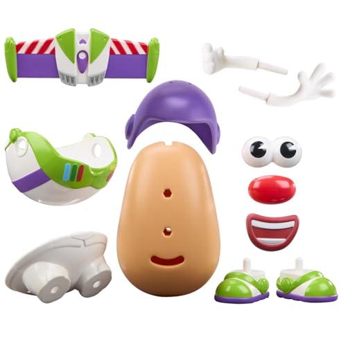 Potato Head Toy Story 5 Buzz Spudyear Set with 1 Potato Body and 11 Accessories, Toddler and Preschool Toys for Girls and Boys Ages 2+