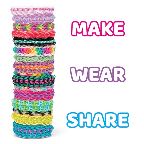 Rainbow Loom MEGA Combo Set, Features 7000+ Colorful Rubber Bands, 2 Step-by-Step Bracelet Instructions, Organizer Case, Great Gift for Kids 7+ DIY...