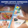 Rock Painting Kit- Glow in The Dark Rock Kit, Arts and Crafts for Kids Ages 6-12, Art Supplies Toy, Kids Craft Paint Kits, Arts & Crafts for Boys...