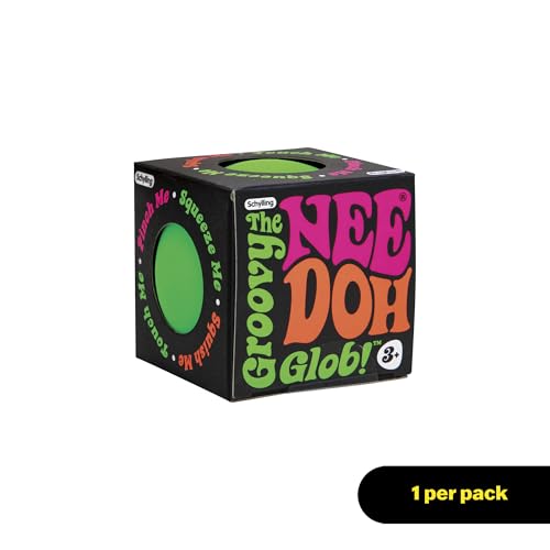 Schylling NeeDoh Original - Sensory Fidget Toy - Green - Ages 3 to Adult , 1 Count ( Pack of 1) Schylling NeeDoh Original - Sensory Fidget Toy - Green - Ages 3 to Adult , 1 Count ( Pack of 1)