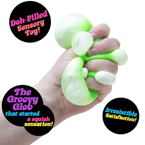 Schylling NeeDoh Original - Sensory Fidget Toy - Green - Ages 3 to Adult , 1 Count ( Pack of 1) Schylling NeeDoh Original - Sensory Fidget Toy - Green - Ages 3 to Adult , 1 Count ( Pack of 1)