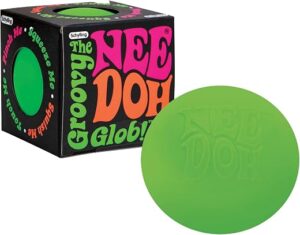 Schylling NeeDoh Original - Sensory Fidget Toy - Green - Ages 3 to Adult , 1 Count ( Pack of 1)