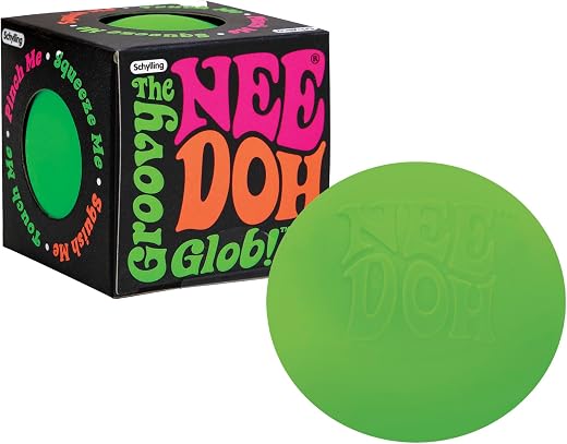 Schylling NeeDoh Original - Sensory Fidget Toy - Green - Ages 3 to Adult , 1 Count ( Pack of 1) Schylling NeeDoh Original - Sensory Fidget Toy - Green - Ages 3 to Adult , 1 Count ( Pack of 1)