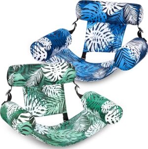 SLOOSH Inflatable Pool Floats Adult,2 Packs Floating Lounge Chairs,Blow up Pool Noodles for Adult Heavy Duty,Floating Chair for Party Summer Water...