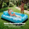SLOOSH Inflatable Tanning Pool Lounger Float, 85" x 57" Extra Large Pool Floats Adult with Pillow, 4 in 1 Suntan Tub Raft Floatie,Sunbathing Bed... SLOOSH Inflatable Tanning Pool Lounger Float, 85" x 57" Extra Large Pool Floats Adult with Pillow, 4 in 1 Suntan Tub Raft Floatie,Sunbathing Bed...