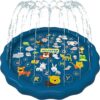 SplashEZ 3-in-1 Splash Pad, Sprinkler for Kids & Baby Pool for Learning – Toddler Sprinkler Pool, 60’’ Outside Water Toys – “from A to Z” Outdoor... SplashEZ 3-in-1 Splash Pad, Sprinkler for Kids & Baby Pool for Learning – Toddler Sprinkler Pool, 60’’ Outside Water Toys – “from A to Z” Outdoor...