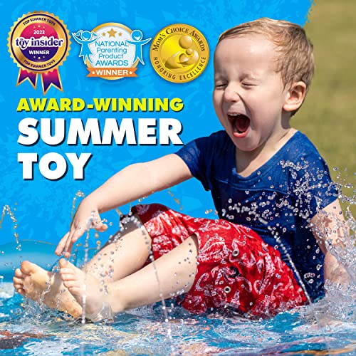 SplashEZ 3-in-1 Splash Pad, Sprinkler for Kids & Baby Pool for Learning – Toddler Sprinkler Pool, 60’’ Outside Water Toys – “from A to Z” Outdoor... SplashEZ 3-in-1 Splash Pad, Sprinkler for Kids & Baby Pool for Learning – Toddler Sprinkler Pool, 60’’ Outside Water Toys – “from A to Z” Outdoor...