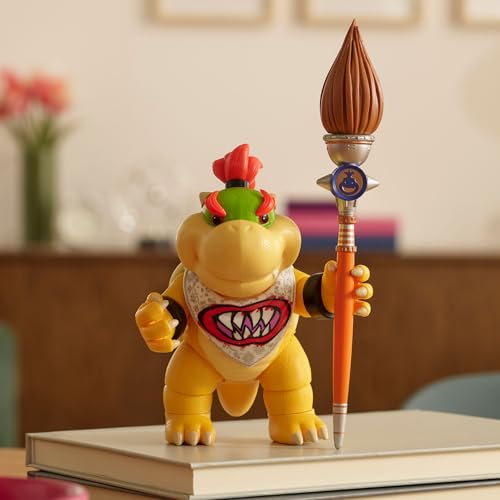 The Super Mario Galaxy Movie 5” Action Figures Series 1 – Bowser Jr. Figure with Paint Brush Accessory - Premium Details and 17 Points of Articulation The Super Mario Galaxy Movie 5” Action Figures Series 1 – Bowser Jr. Figure with Paint Brush Accessory - Premium Details and 17 Points of Articulation