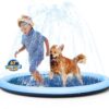 VISTOP 67" Non-Slip Splash Pad for Kids and Dogs, Thickened Sprinkler Pool for Toddlers, Outdoor Backyard Water Toys, Fun Fountain Play Mat for...
